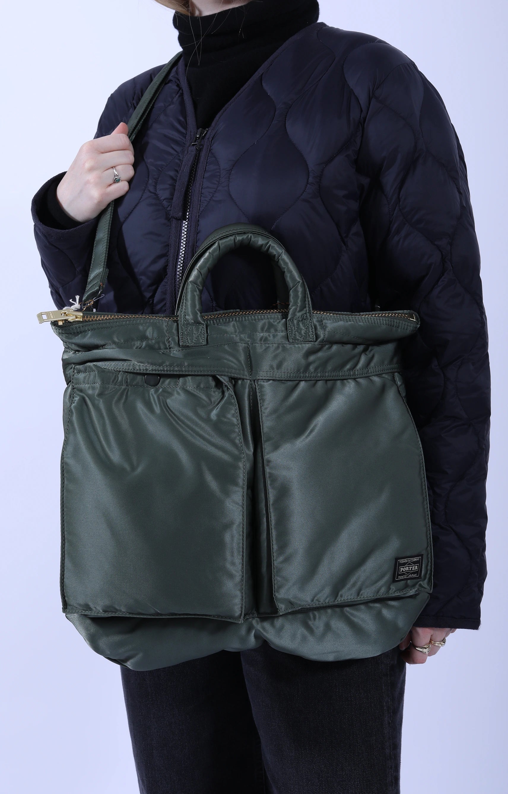 Tanker Helmet Bag Sage Green – Epitome of Edinburgh