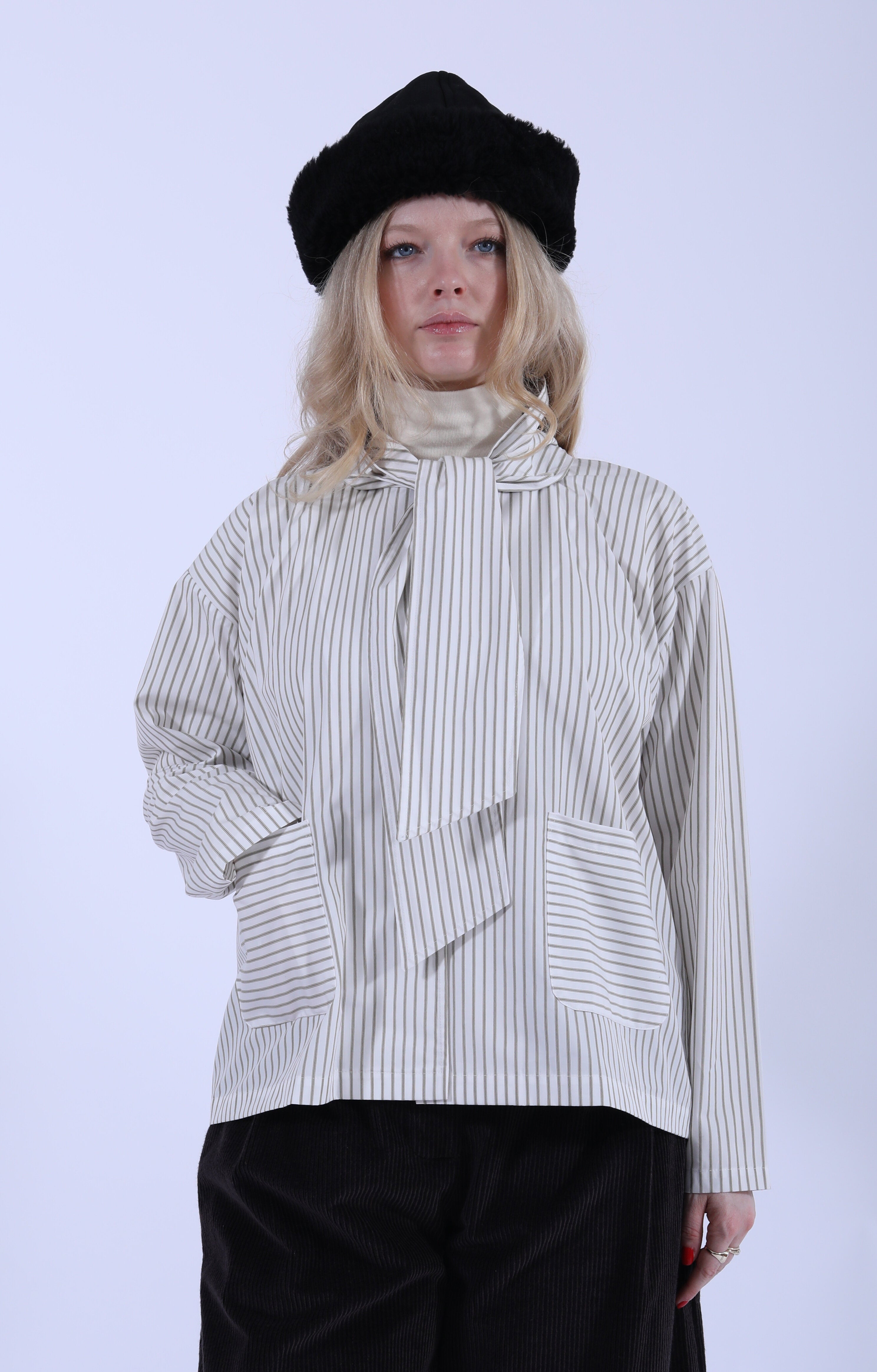 Dorothy Shirt Biscuit/Ecru