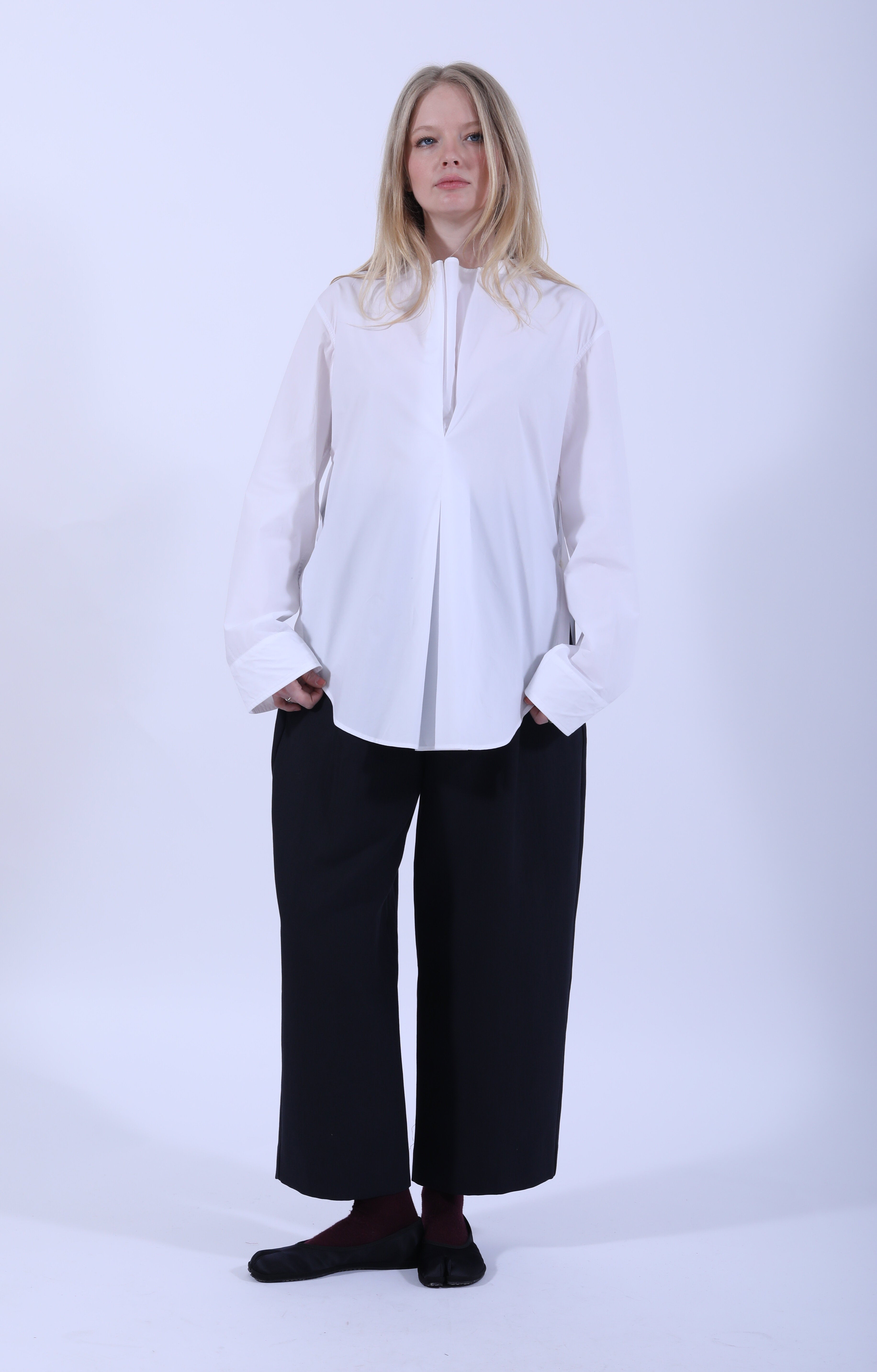 Pampa Pleat Top SNW Optic White