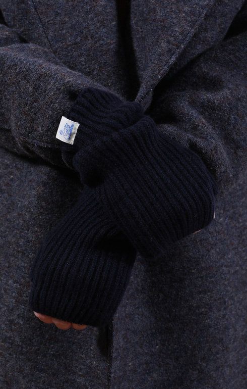 GOOD BASICS Wrist Warmers Dark Navy