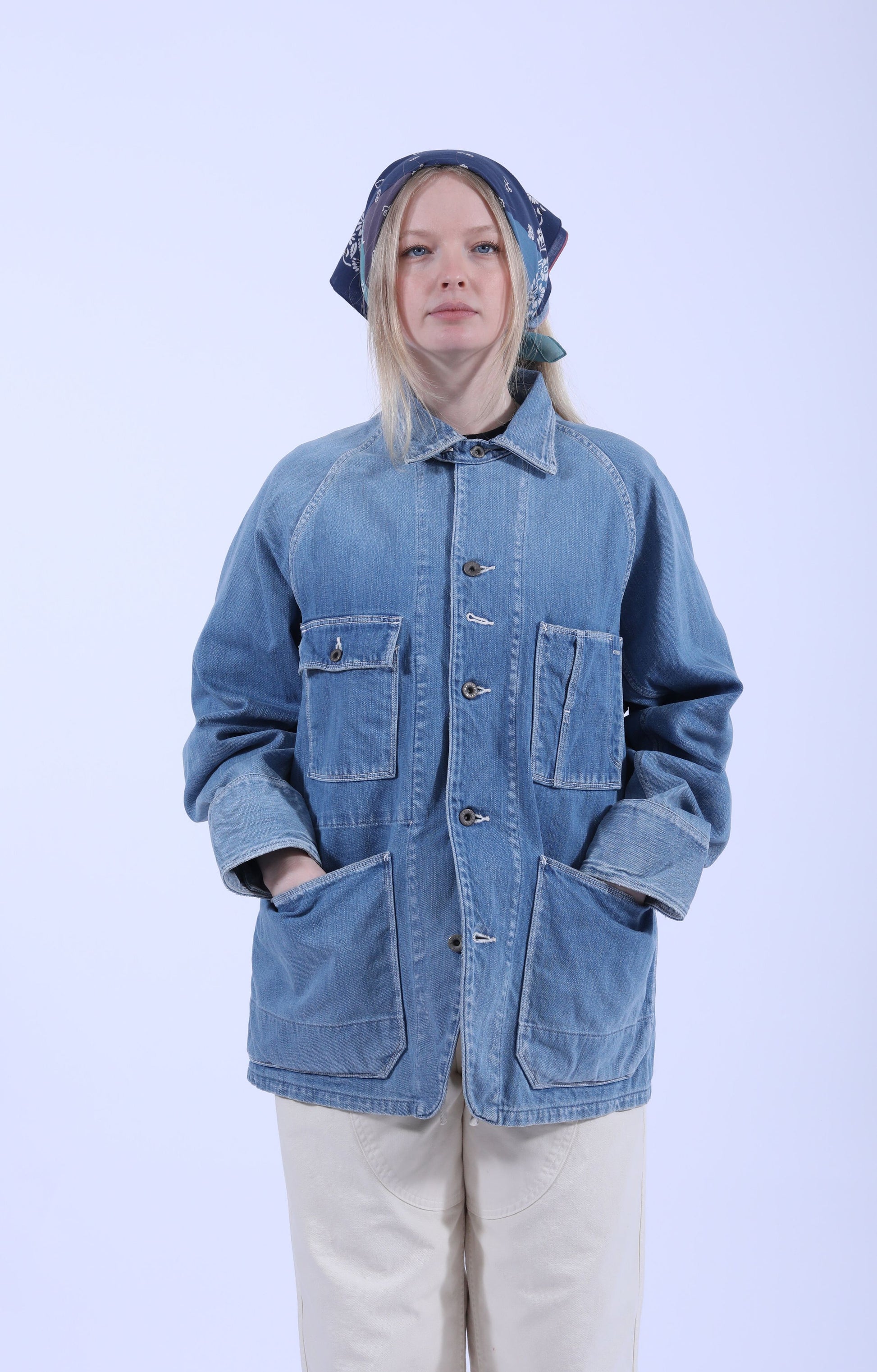 12oz Denim CACTUS Coverall Mid Wash