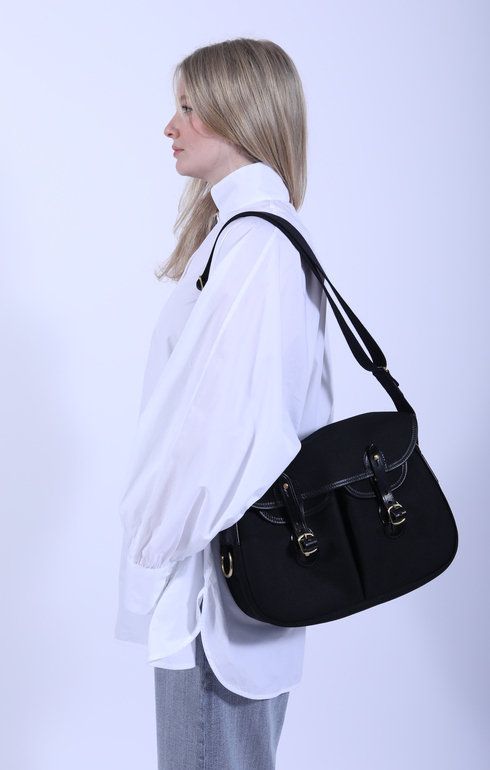 Ariel Trout Shoulder Bag Black/Black (S) – Epitome of Edinburgh