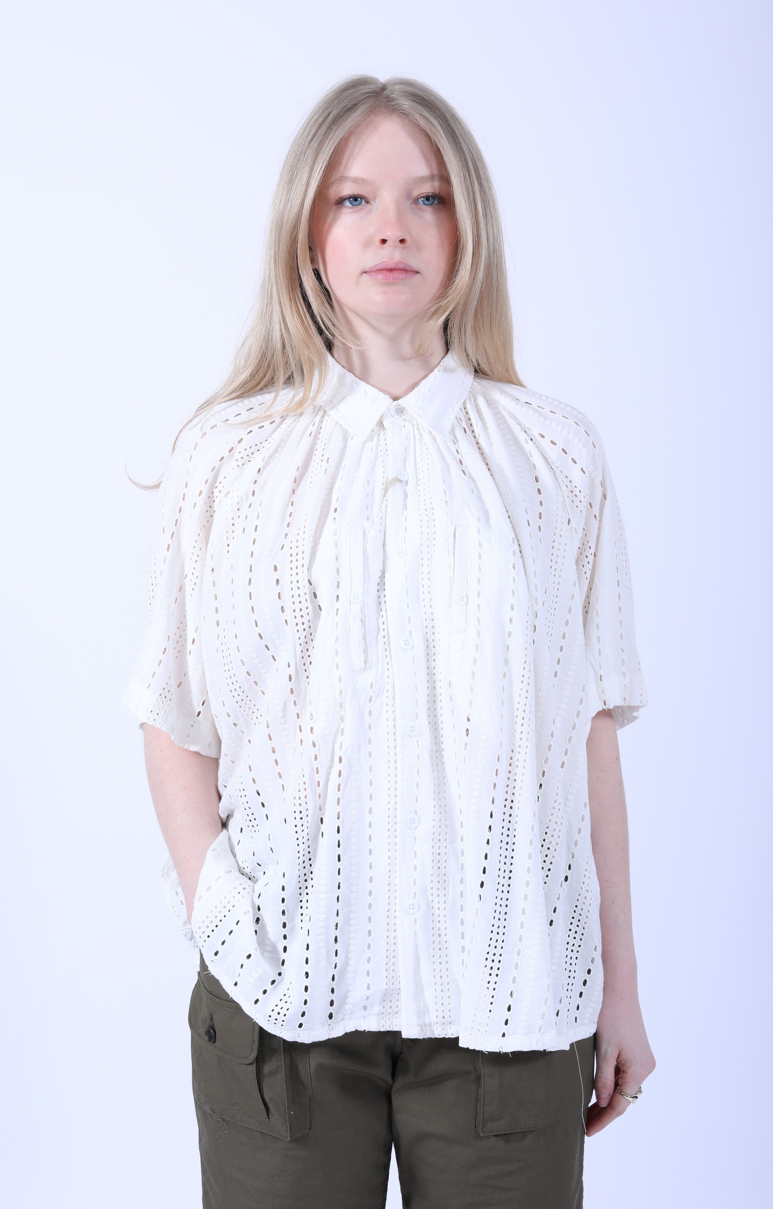 LAB Shirt White Embroidery