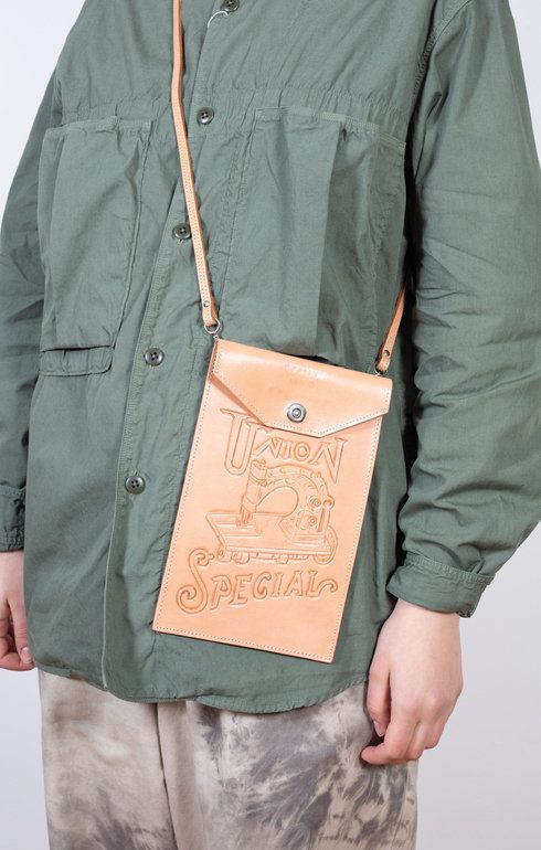 Hand Carved Leather Sacoche (Union Special)