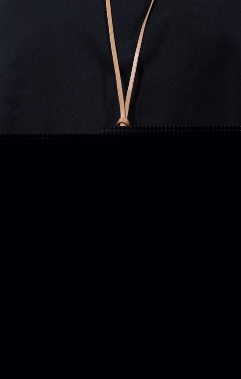 Necklace Triangle Closed Brown