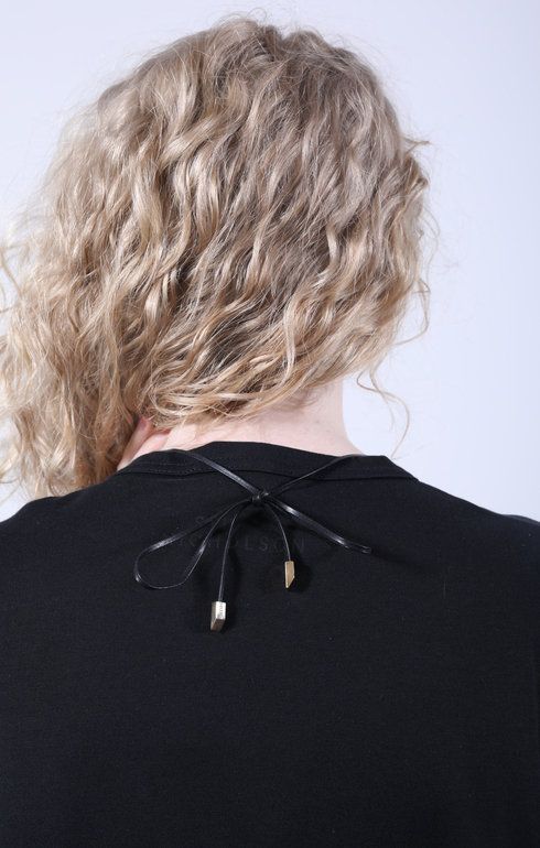 Necklace Alpha Closed Black