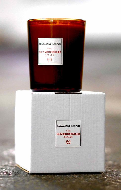 22. The Blitz Motorcycles Garage - 190g Candle