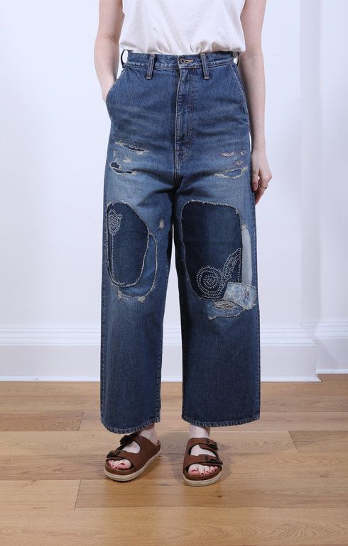 14oz Denim PORT Baggy Pants (HIPPIE)