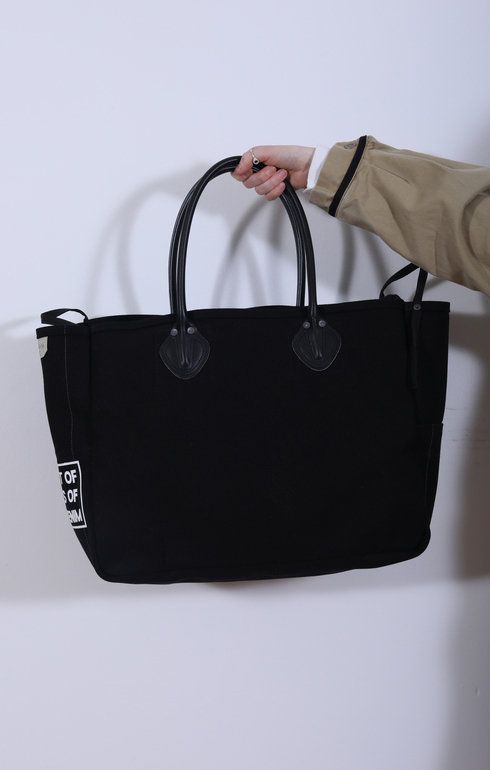 #4 Army Canvas MILK Bag Black (S)