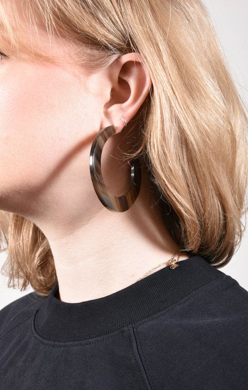 Earrings Horn Mod. Lou Brown
