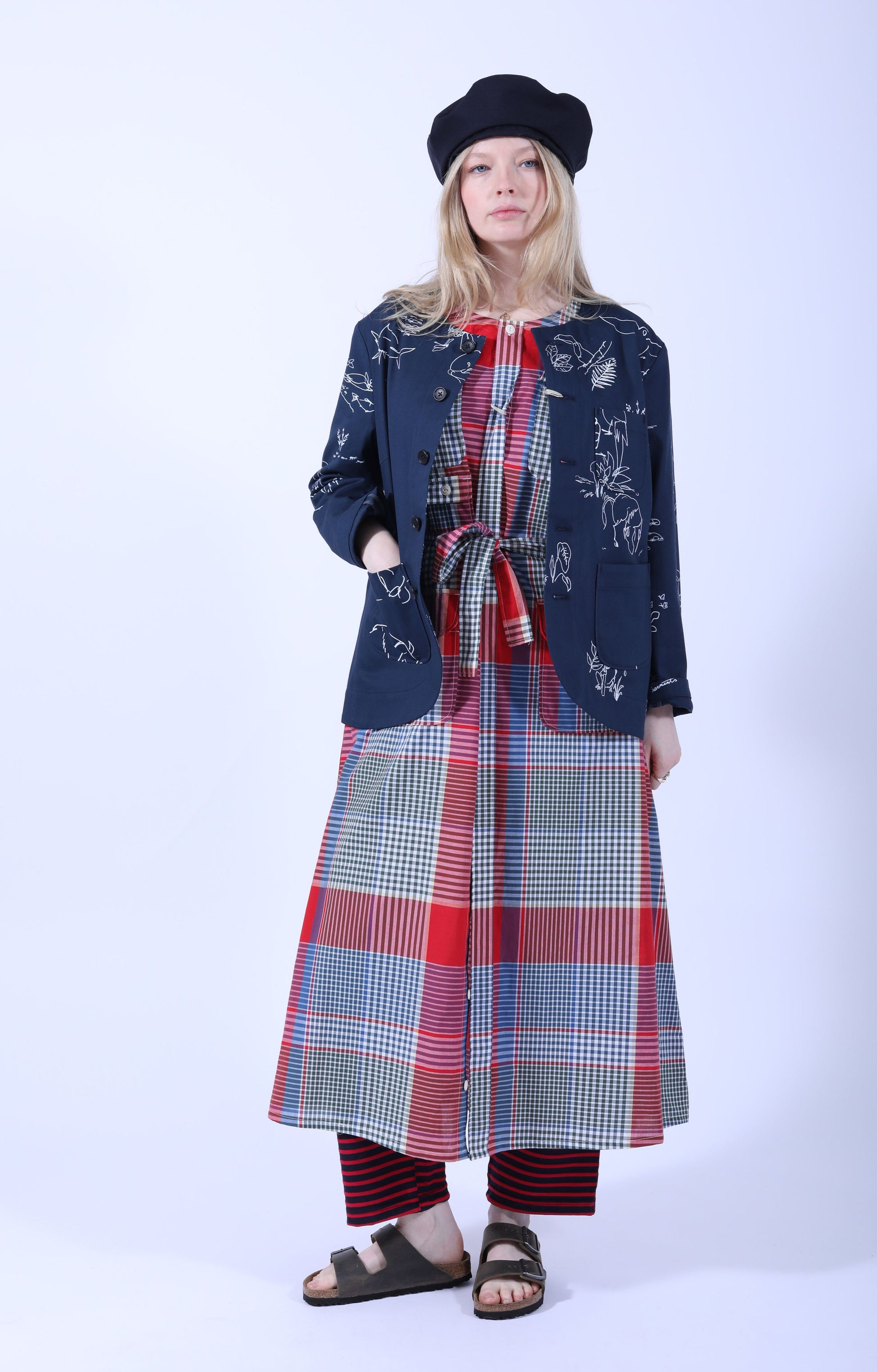 Bush Dress Red/Green Madras Plaid