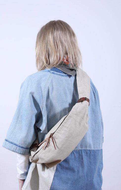 #6 Canvas LITTE SNUFKIN Bag Ecru