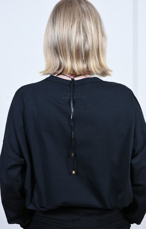 Horn Pendant Fold Black