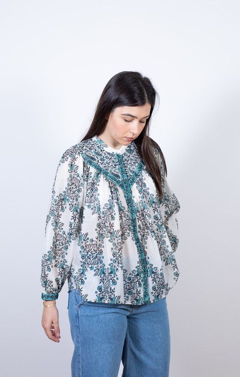 Shirt Corniche Aqua
