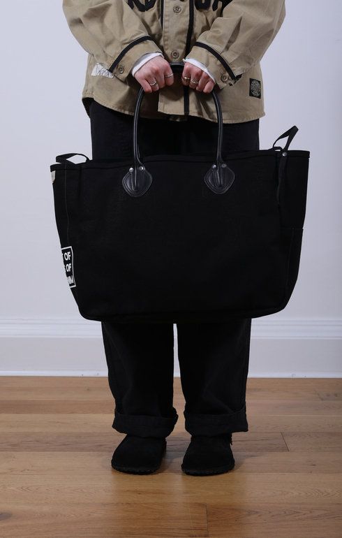 #4 Army Canvas MILK Bag Black (S)