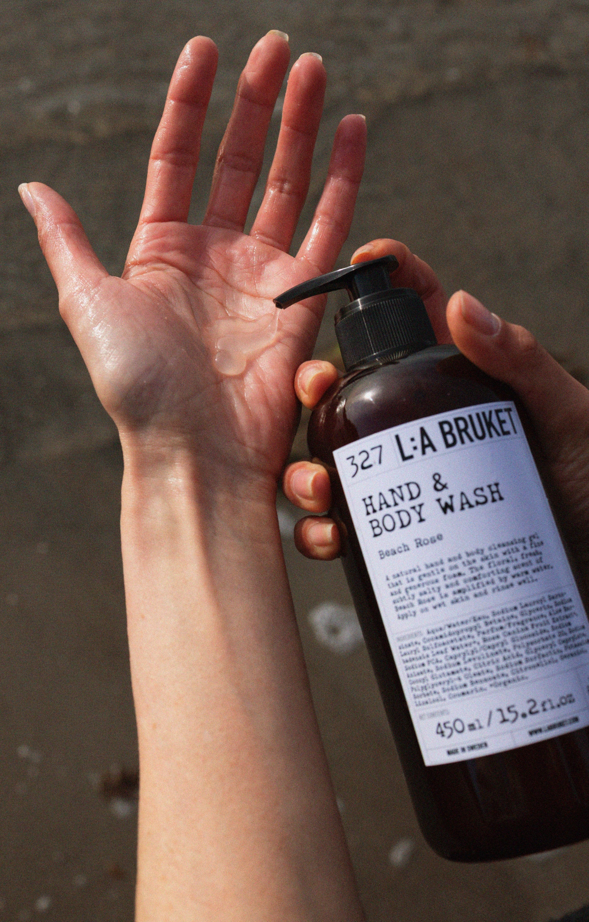 No. 327 Large Hand & Body Wash Beach Rose