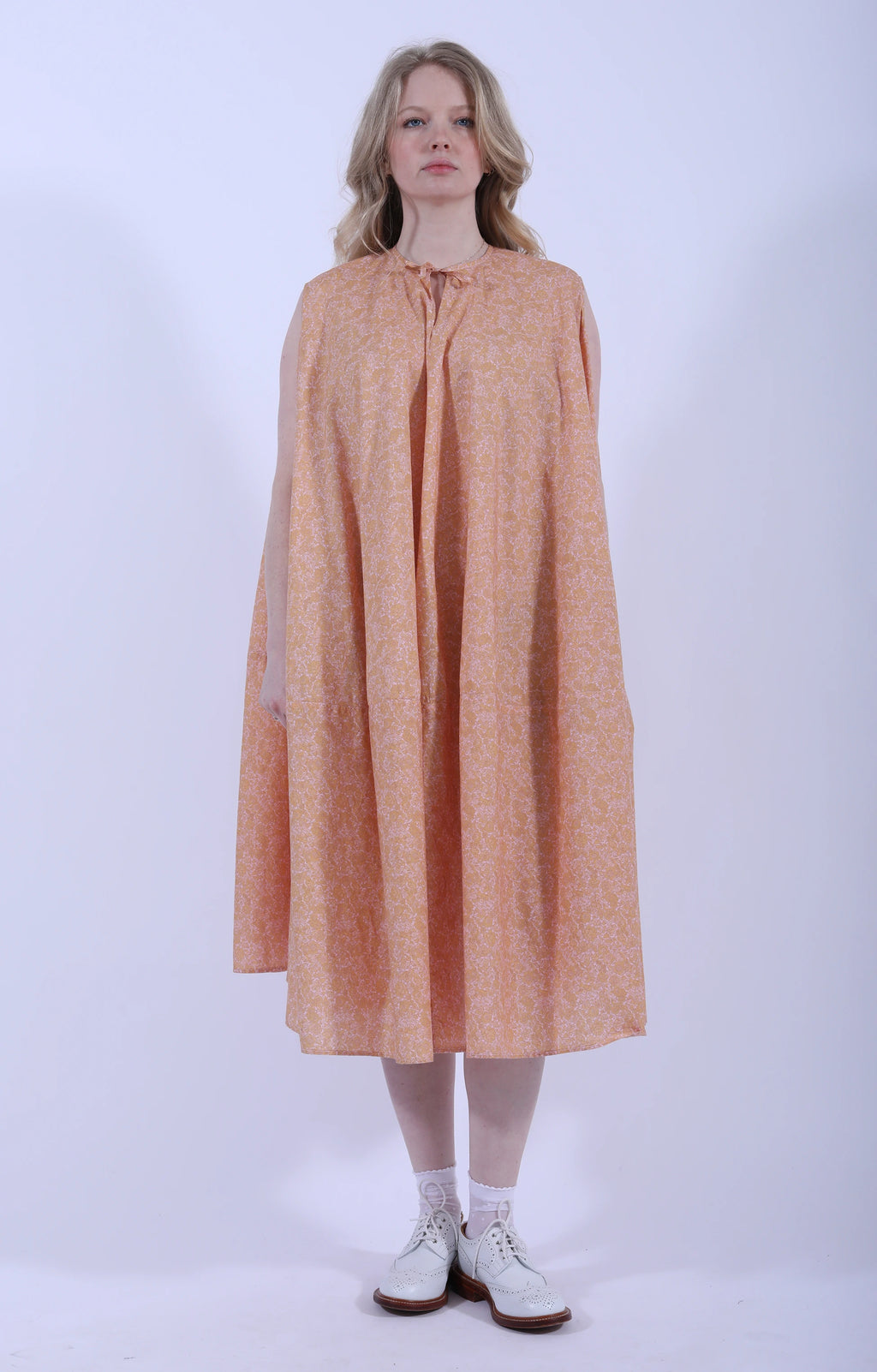 Eclipse Dress Peach Flora