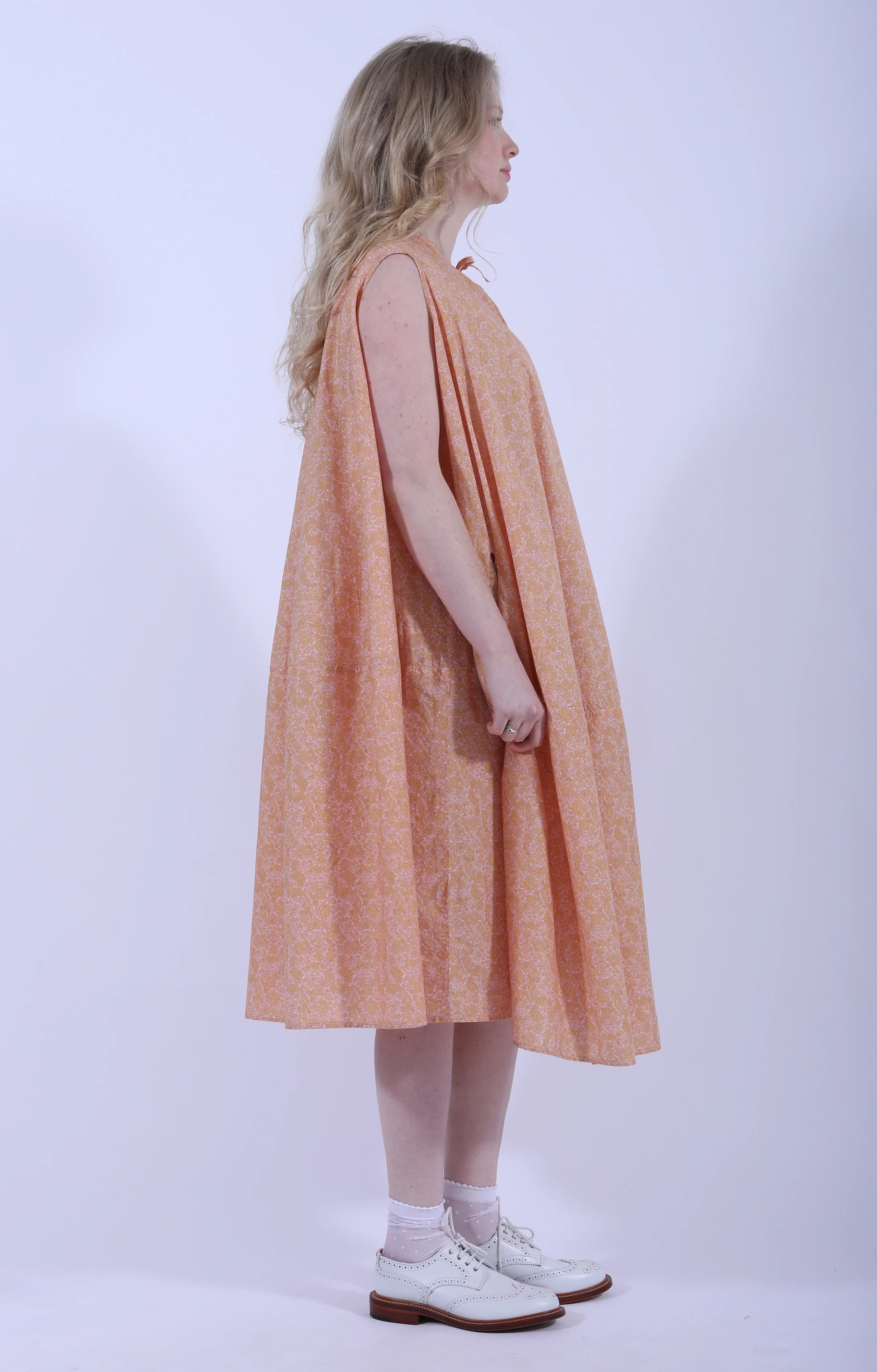 Eclipse Dress Peach Flora