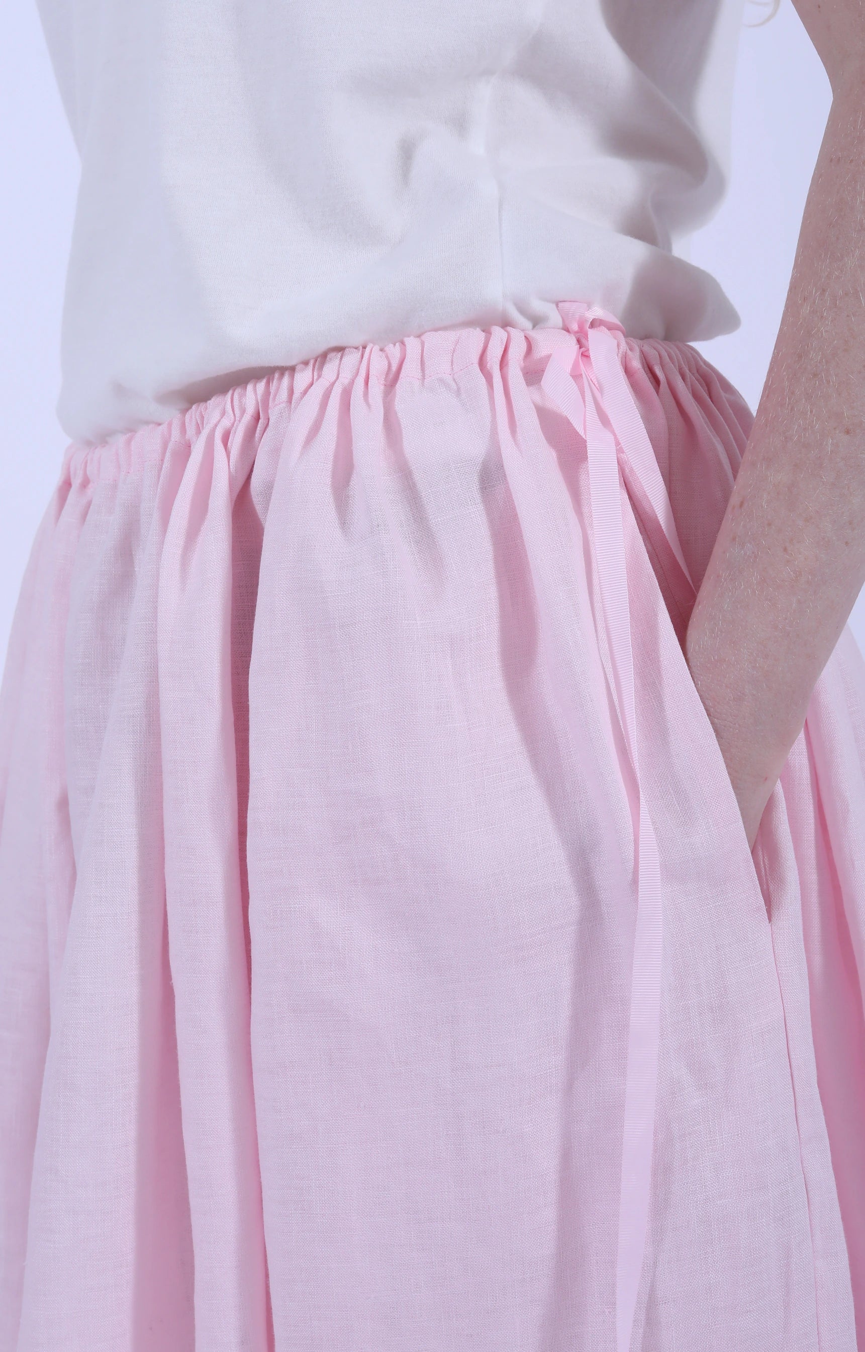 Hansa Tie Skirt Camellia