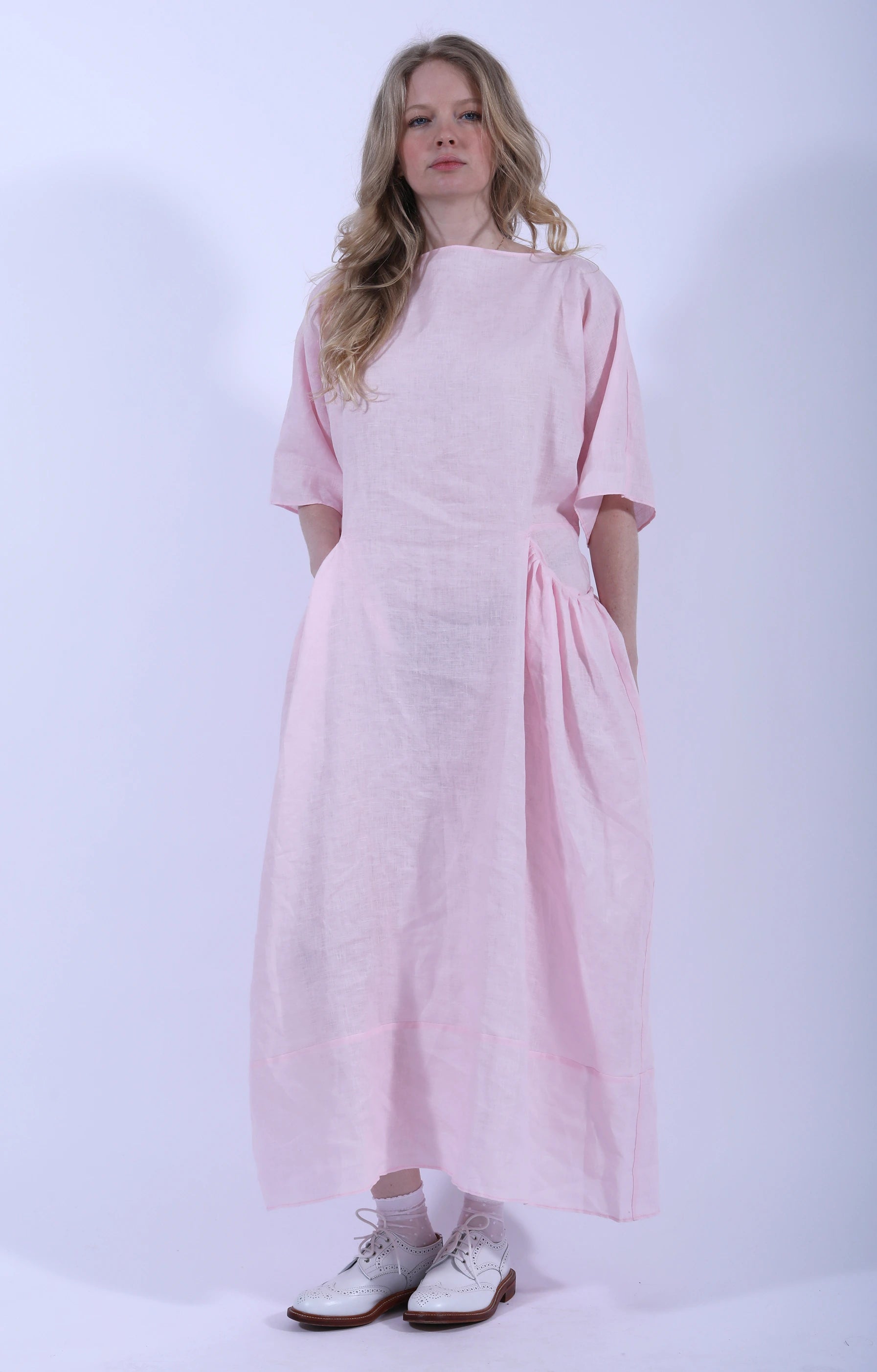 Korresia Gathered Dress Camellia