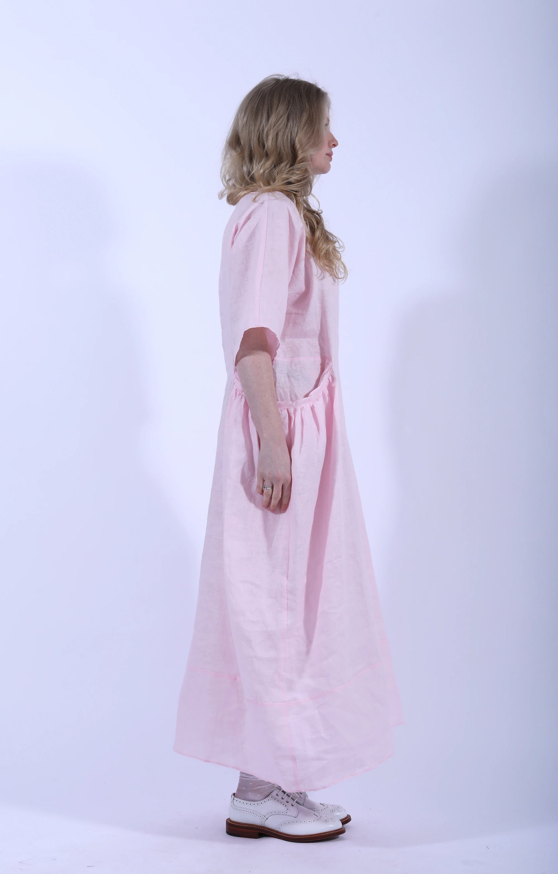 Korresia Gathered Dress Camellia