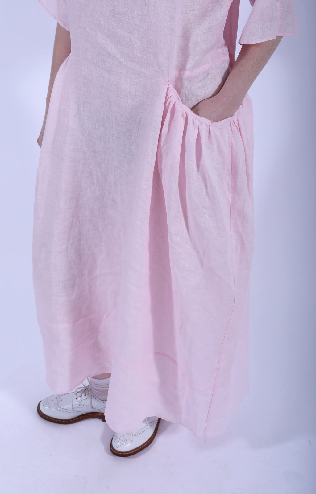 Korresia Gathered Dress Camellia
