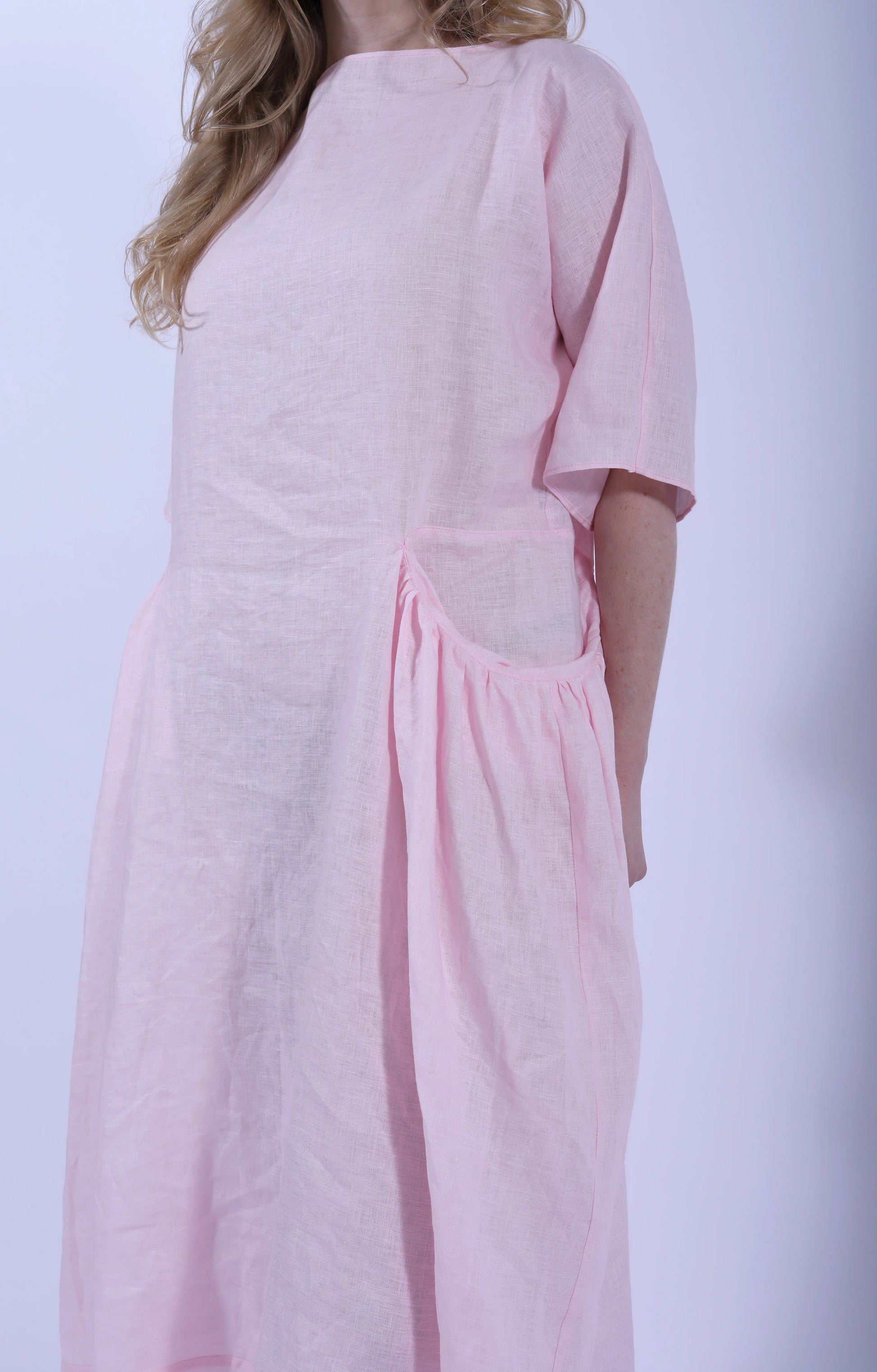 Korresia Gathered Dress Camellia