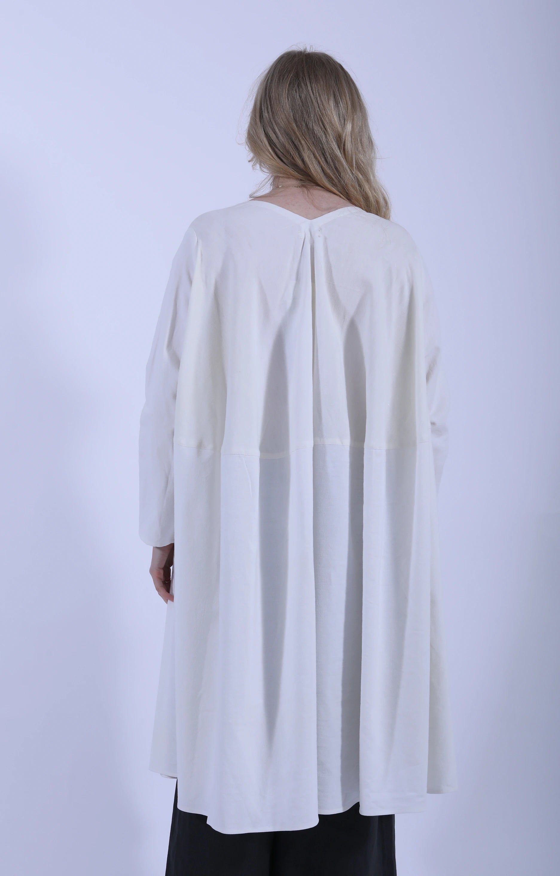 Luna V Neck Dress Natural