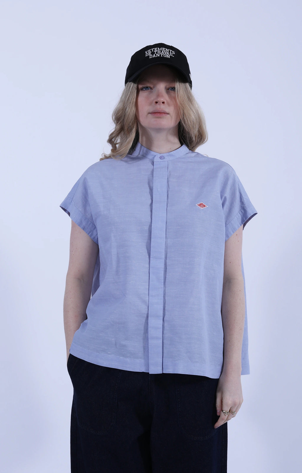 Sleeveless Shirt Light Blue
