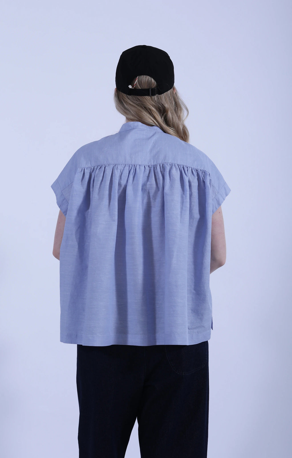 Sleeveless Shirt Light Blue