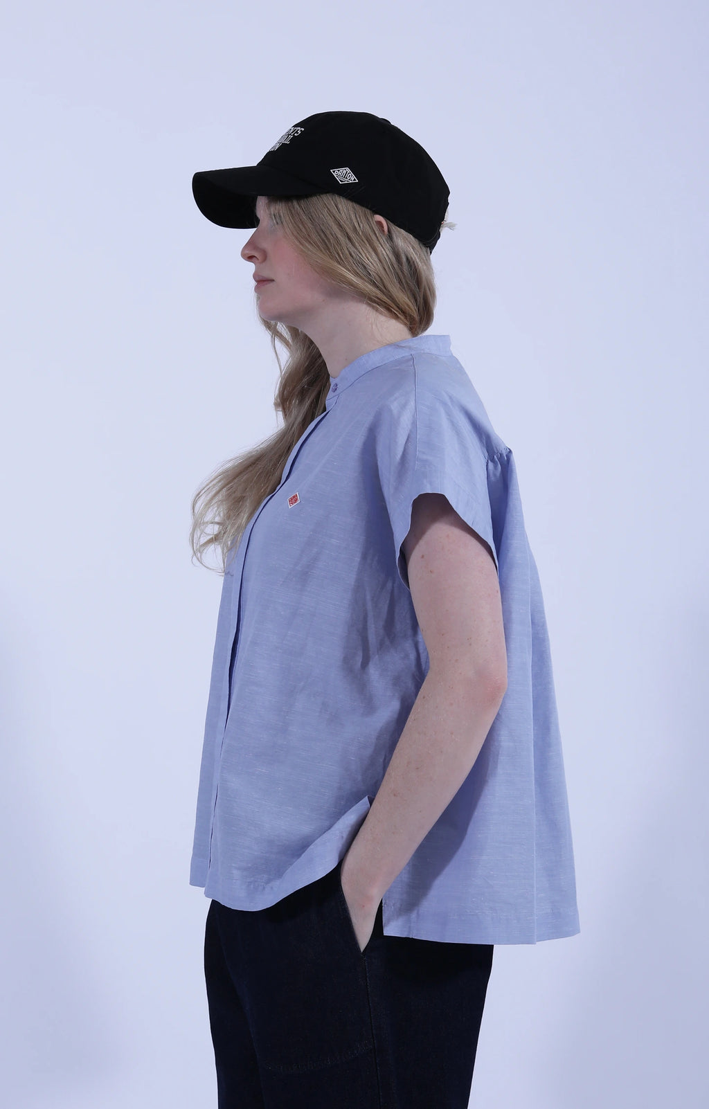 Sleeveless Shirt Light Blue