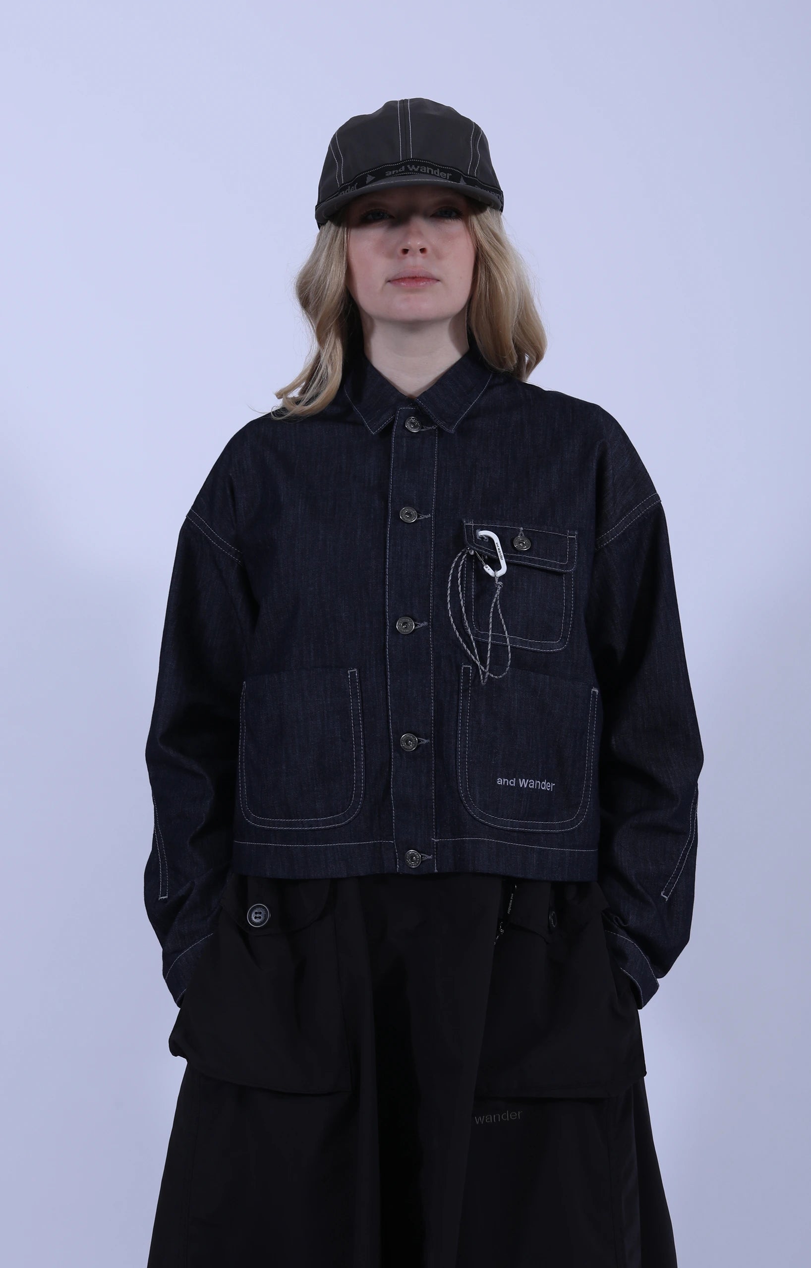 Dry Easy Denim Shirt Jacket Navy