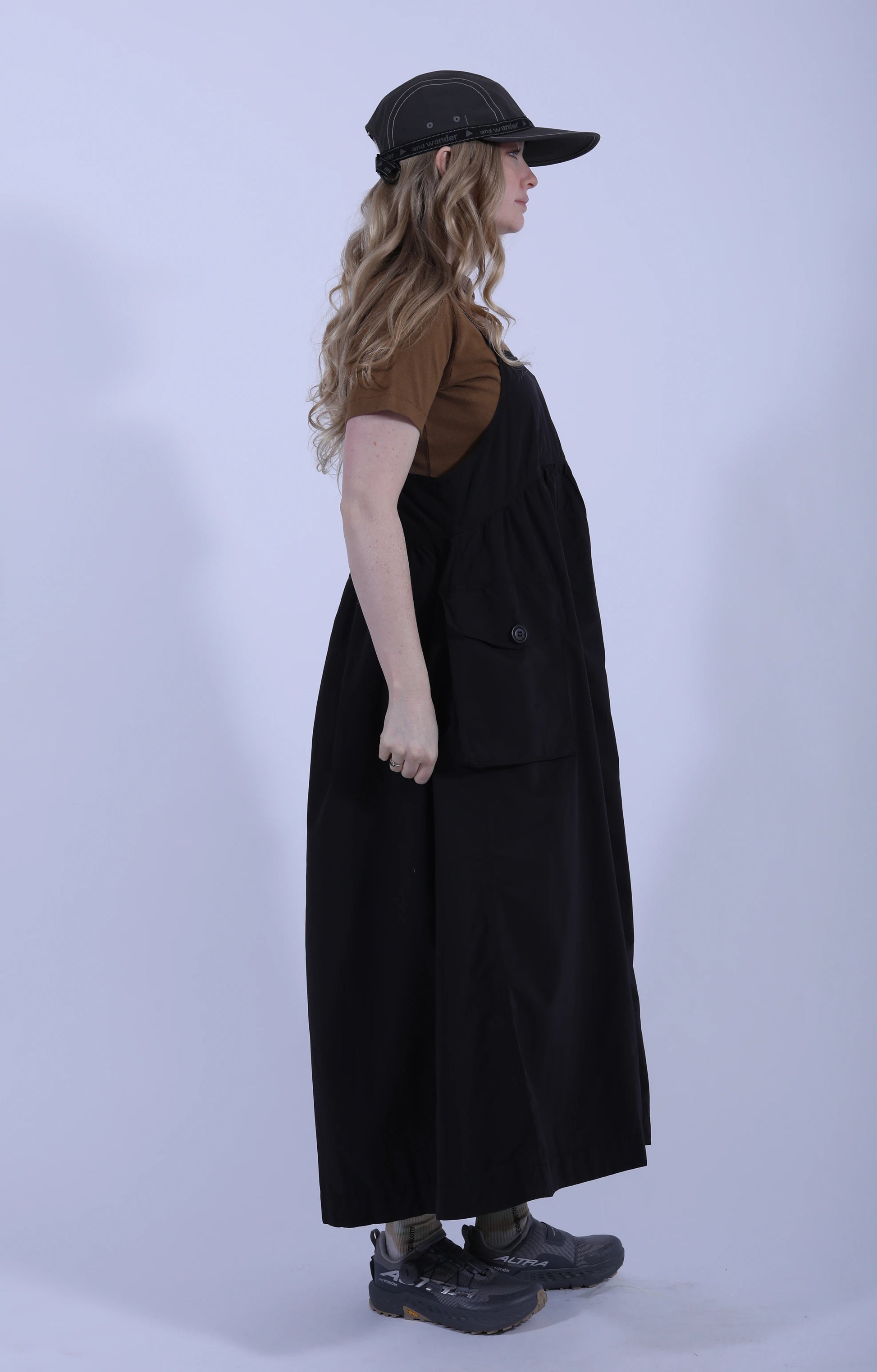 Oversized Cargo Dress (W) Black