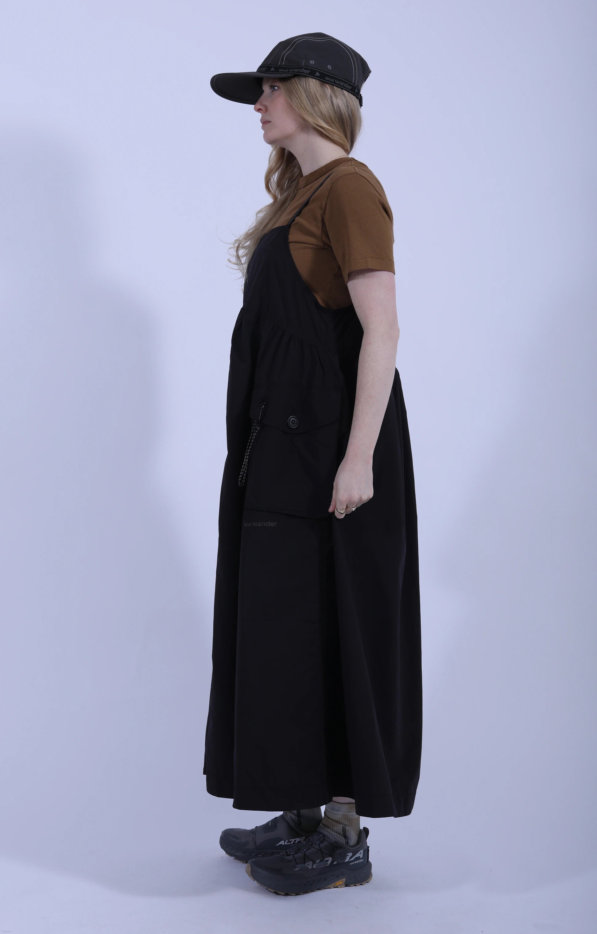 Oversized Cargo Dress (W) Black