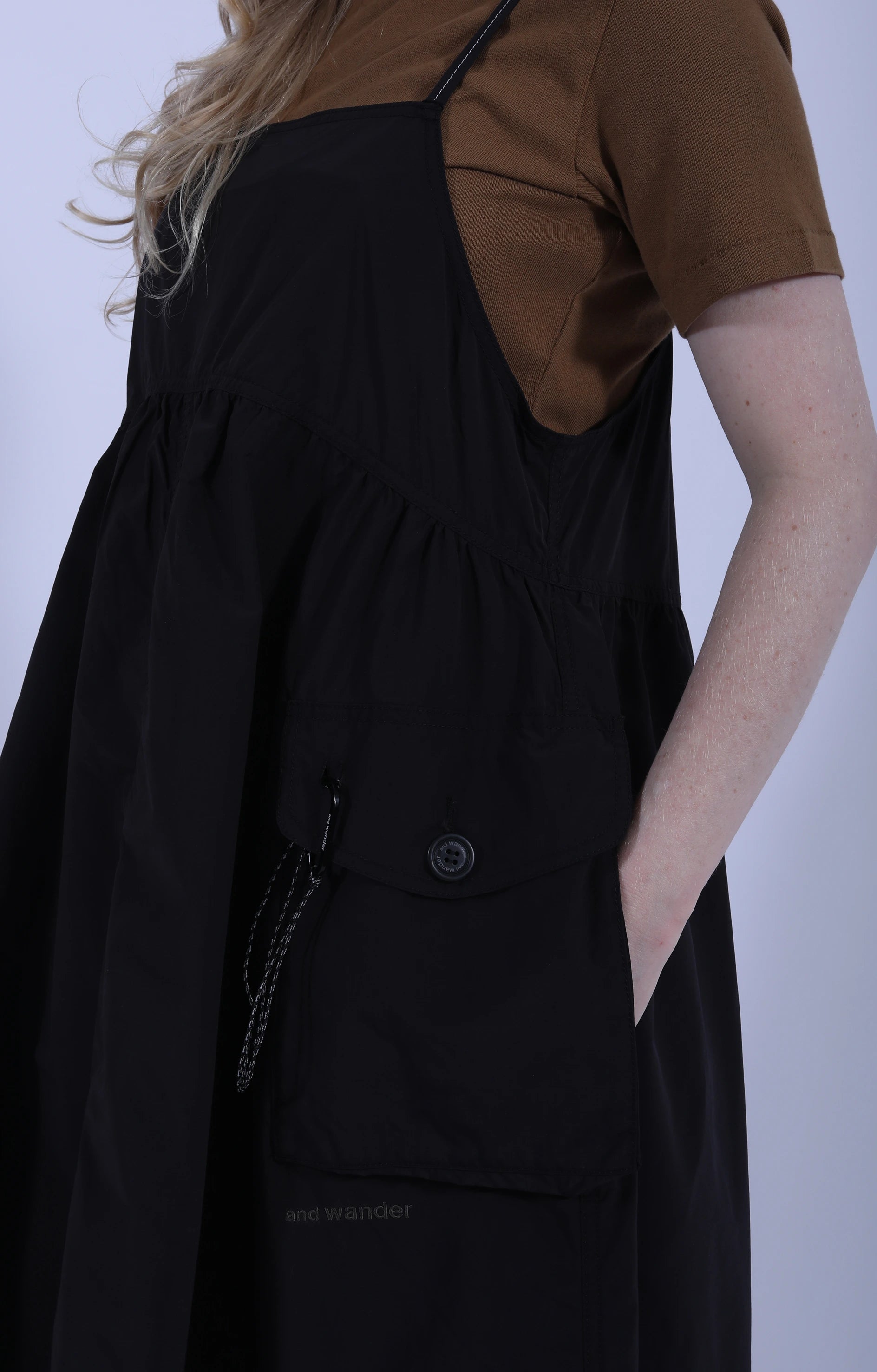 Oversized Cargo Dress (W) Black