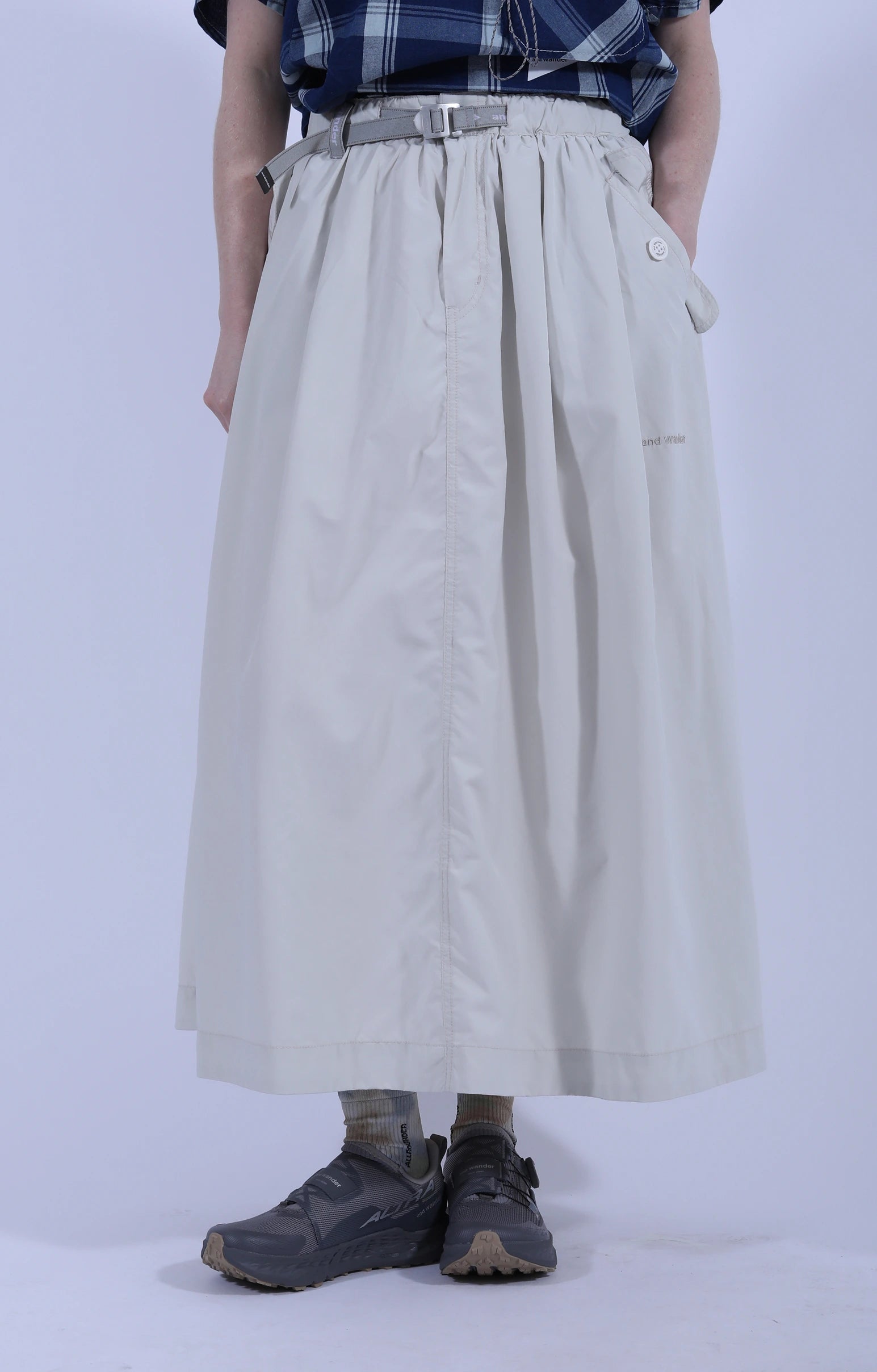 Oversized Cargo Skirt (W) Off-White