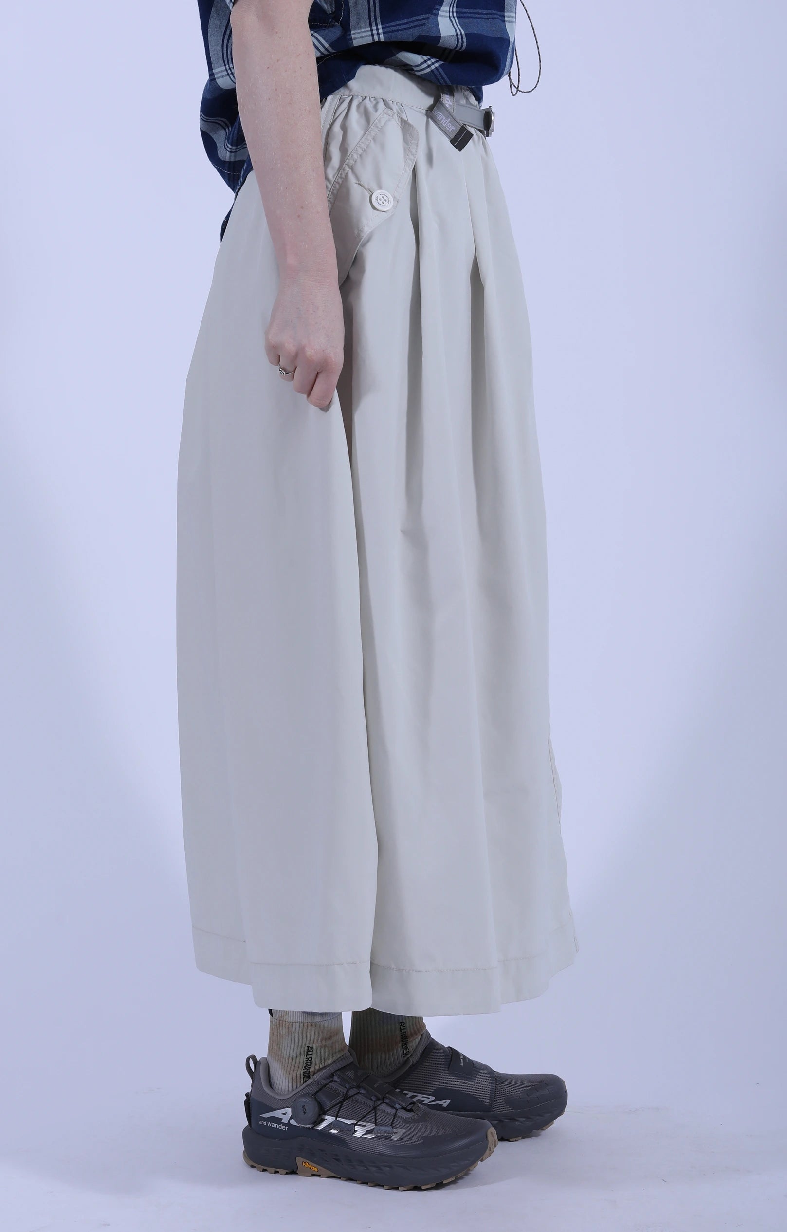 Oversized Cargo Skirt (W) Off-White