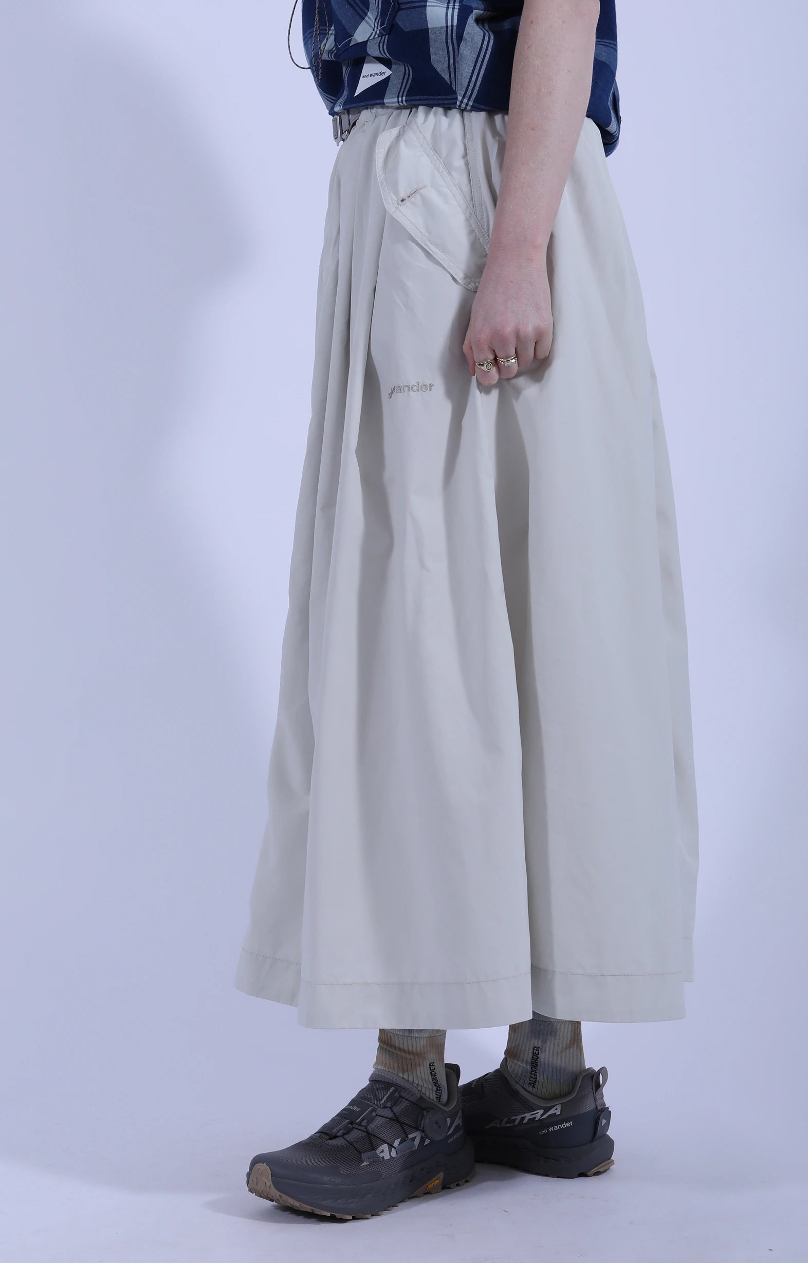 Oversized Cargo Skirt (W) Off-White