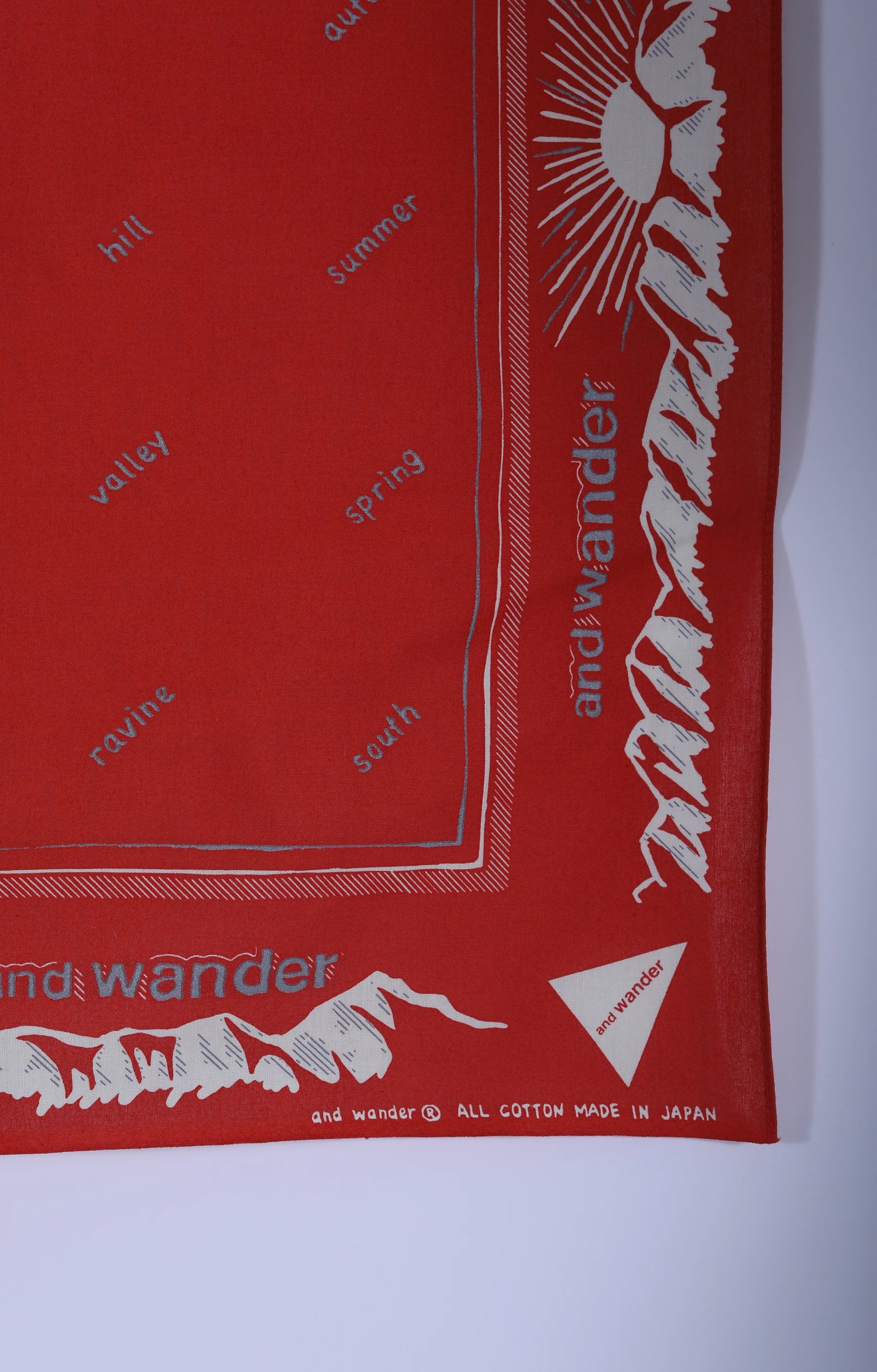 Reflective Words Bandana Red