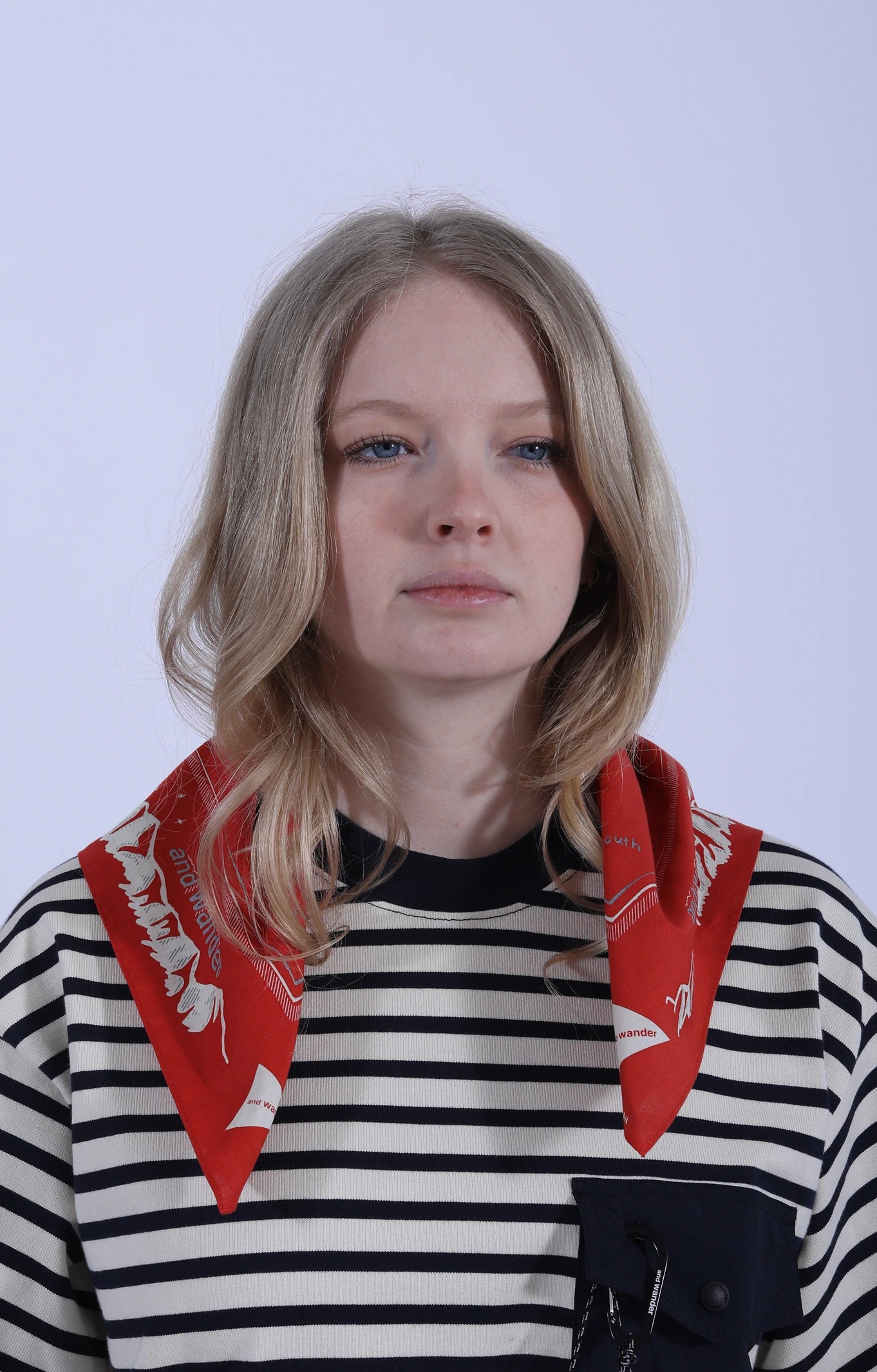 Reflective Words Bandana Red