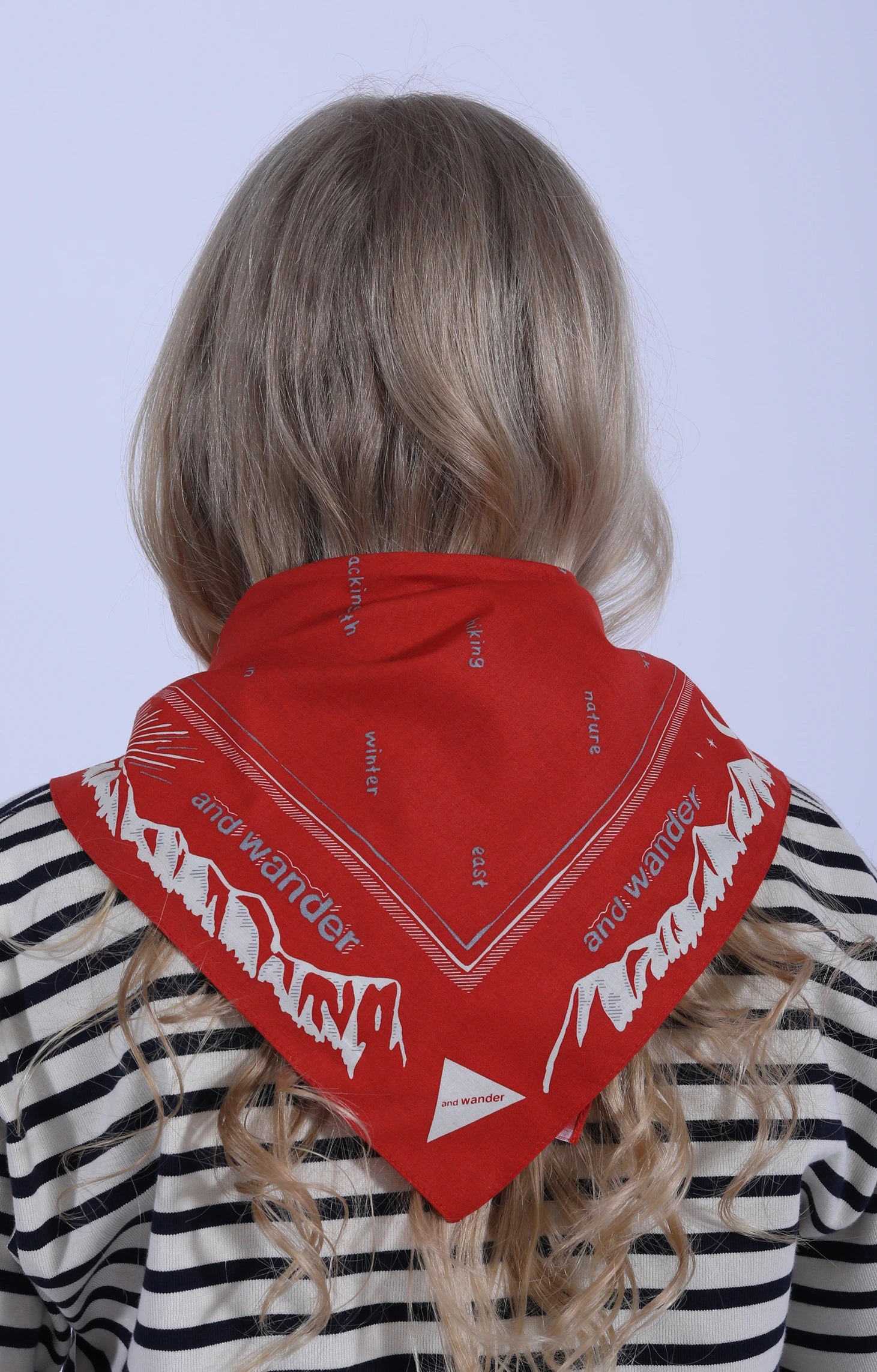 Reflective Words Bandana Red