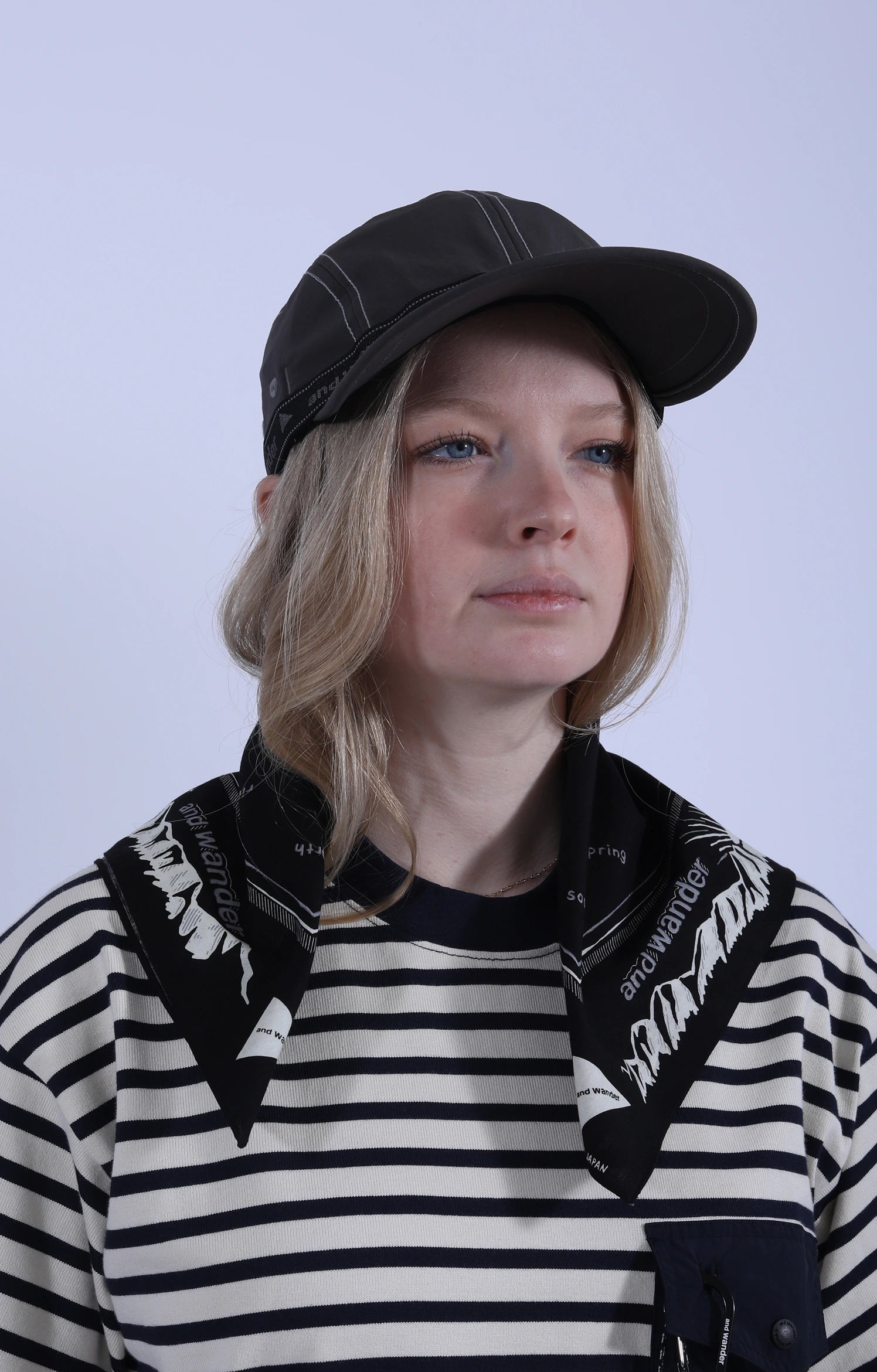 Reflective Words Bandana Black