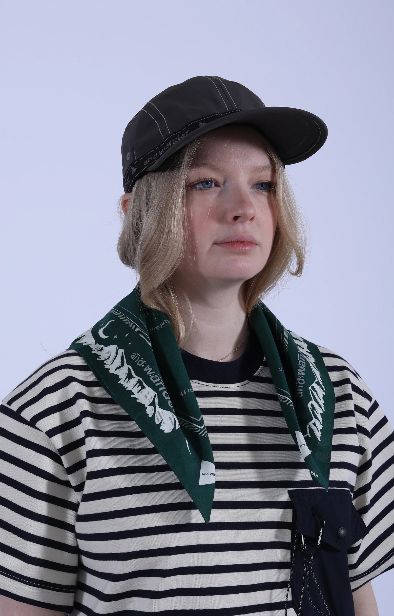 Reflective Words Bandana Green