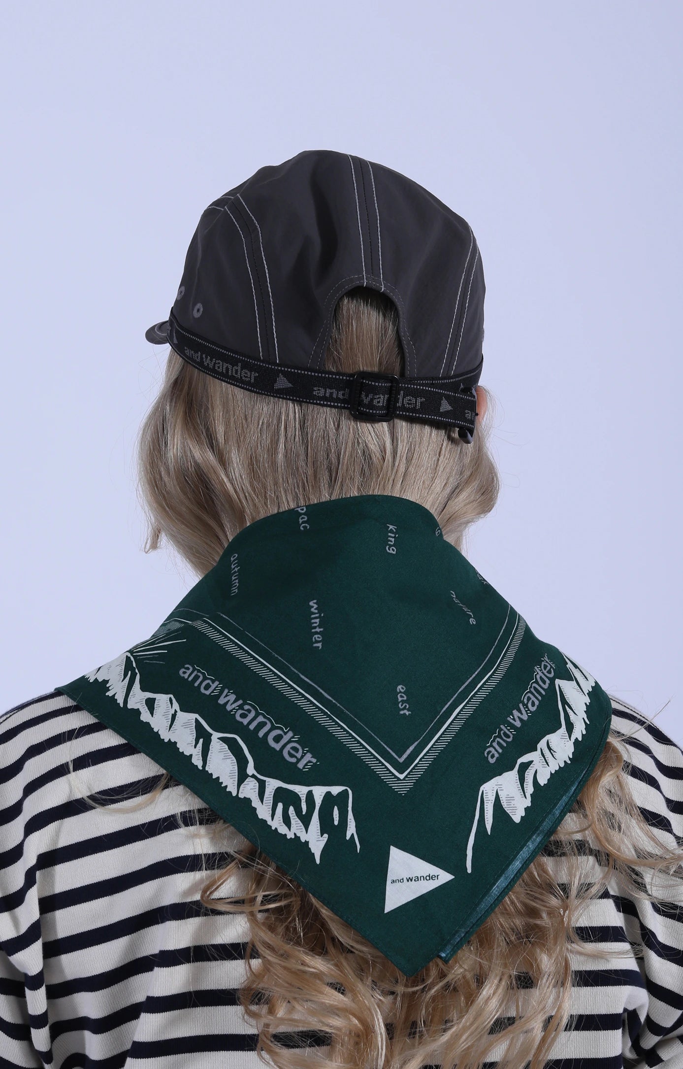 Reflective Words Bandana Green
