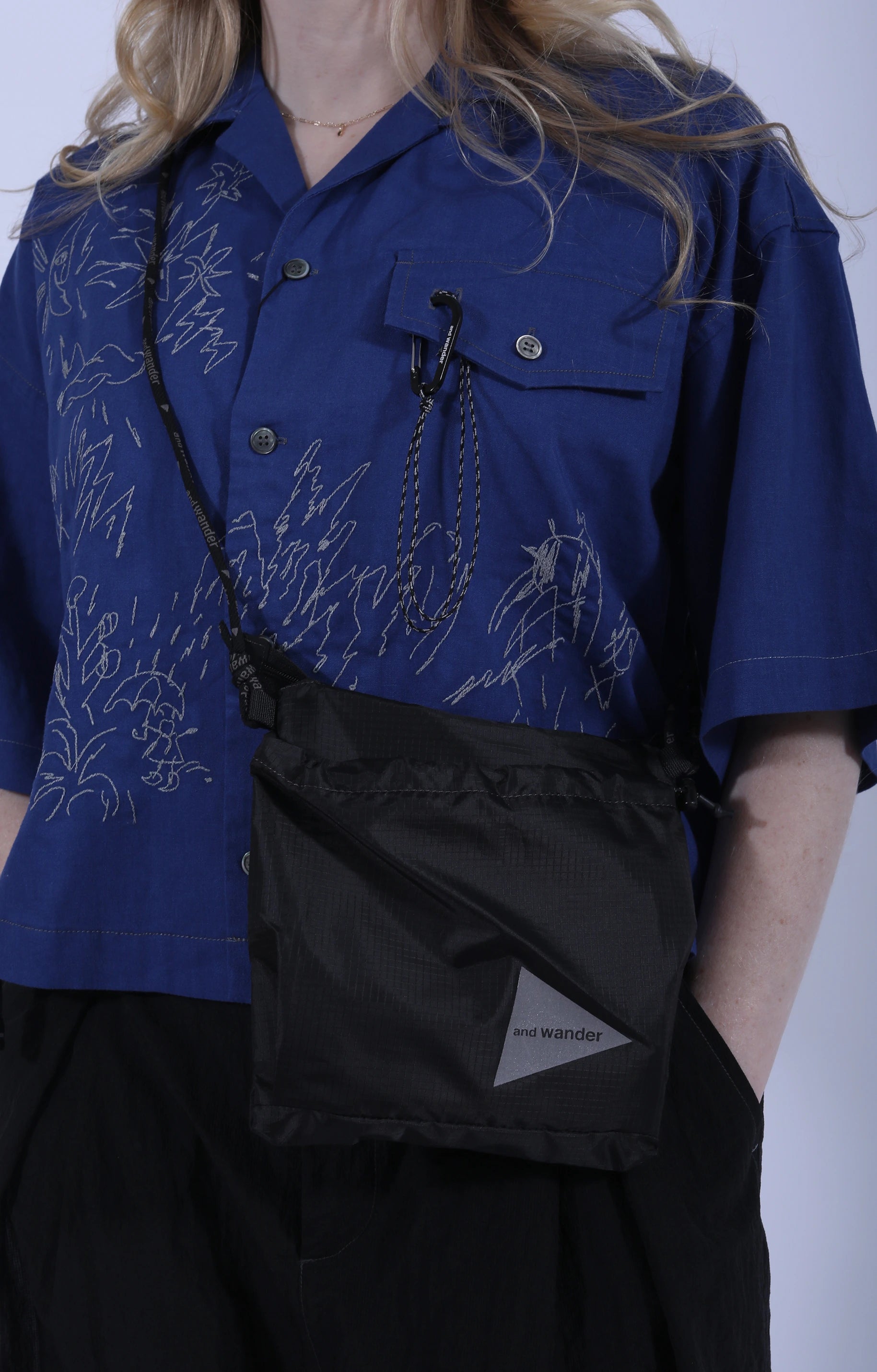 Crispy Ripstop Sacoche Black