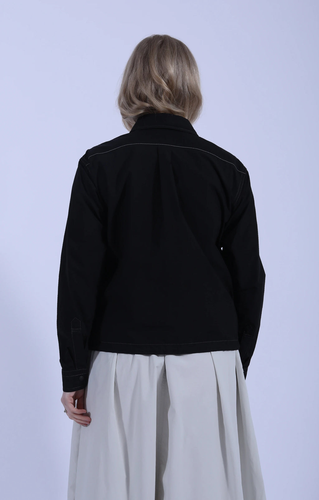 Cordura Cotton Rip Shirt Jacket Black