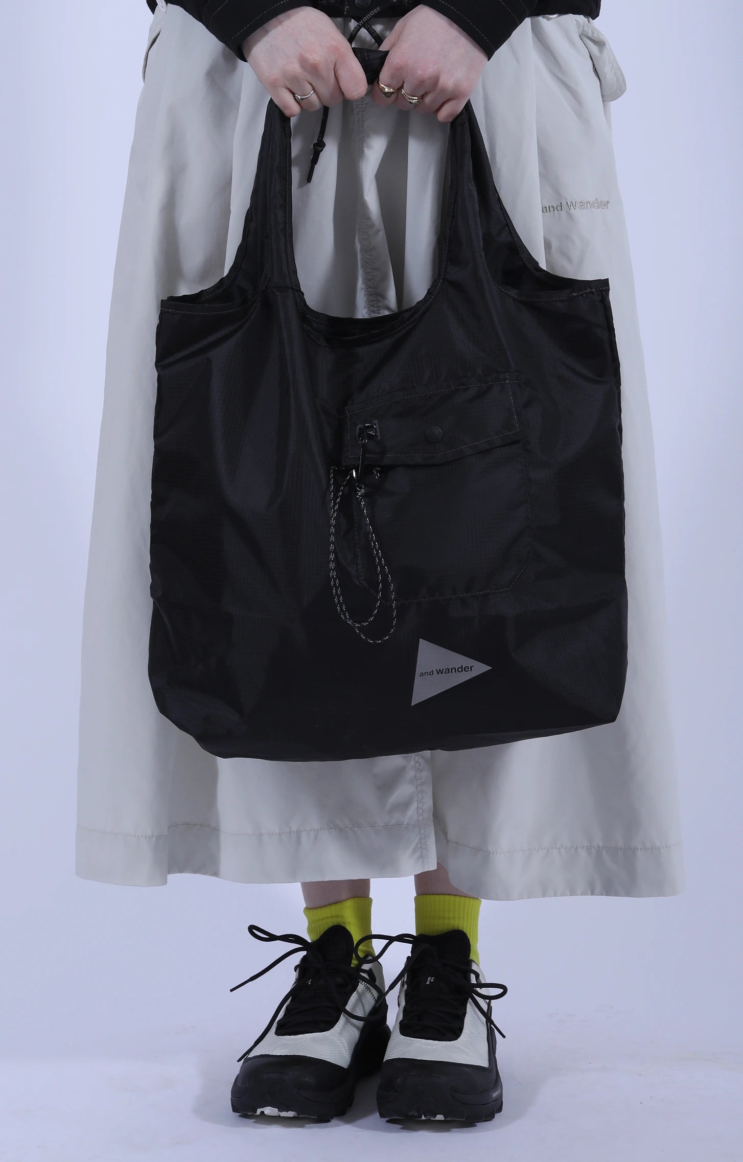 Crispy Rip Grocery Pocket Bag Black