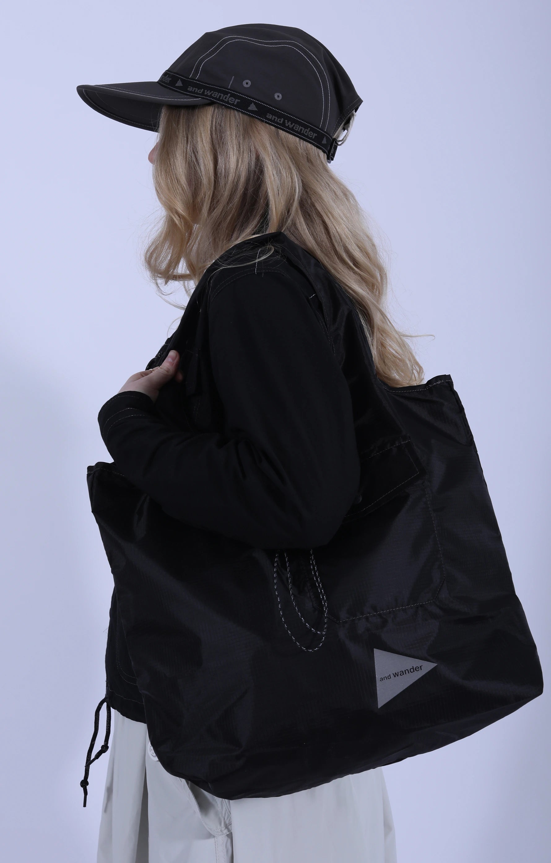 Crispy Rip Grocery Pocket Bag Black