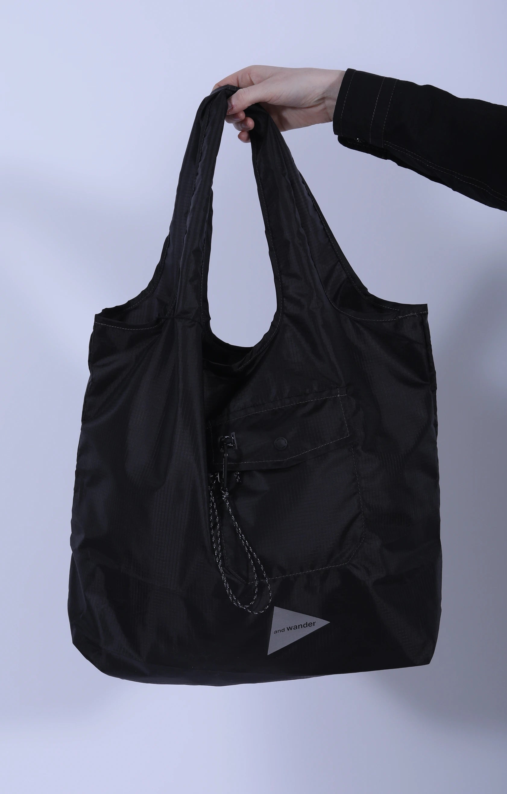 Crispy Rip Grocery Pocket Bag Black