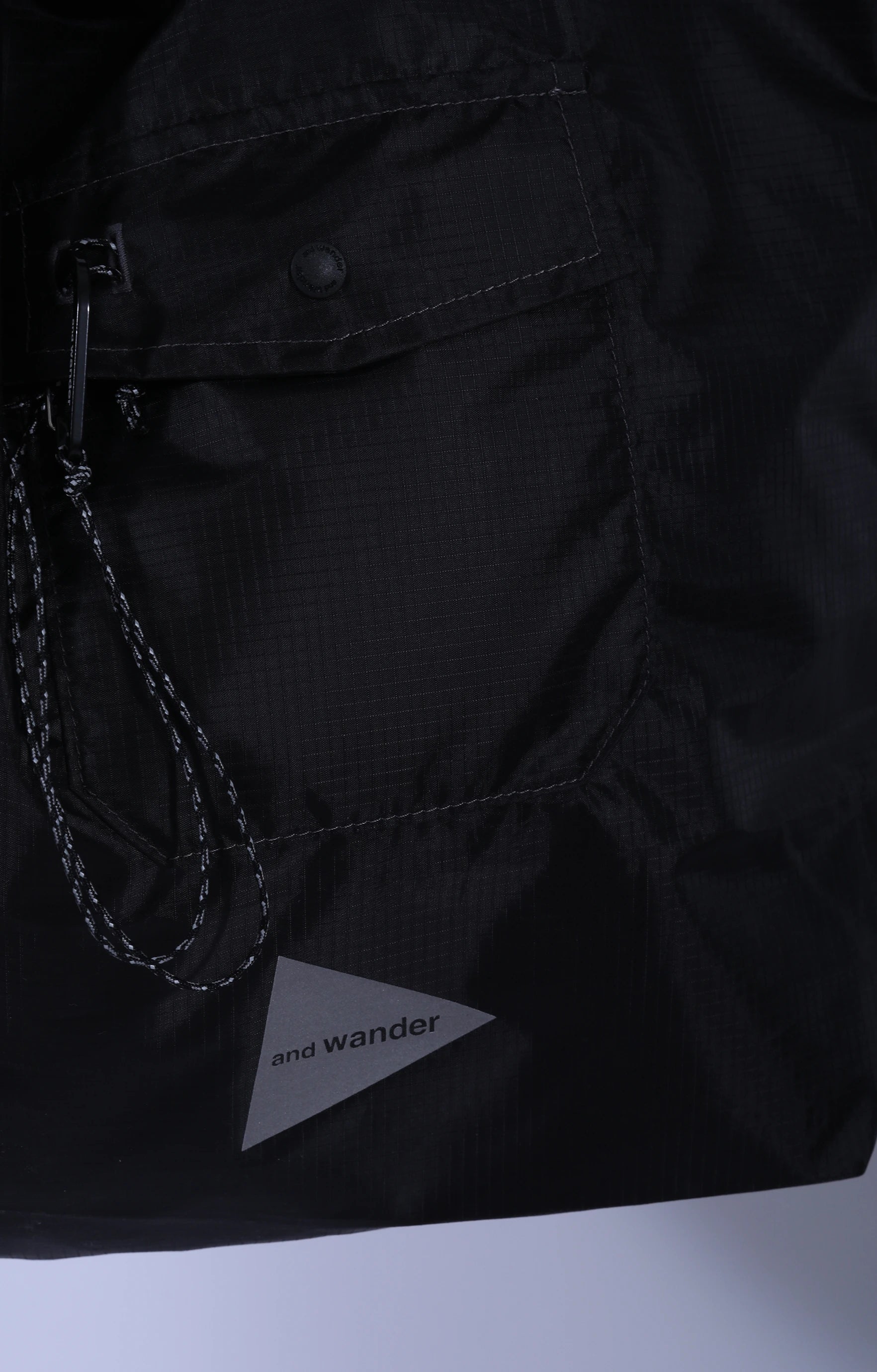 Crispy Rip Grocery Pocket Bag Black